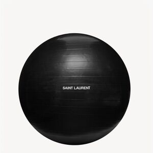 LIMITED EDITION SAINT LAURENT YOGA BALL
MATERIALS: 100% POLYETHYLENE